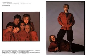 1981 Versace Avedon Kelly LeBrock Rosie Vela Beverly Johnson 3 páginas anuncio de revista - Imagen 1 de 2