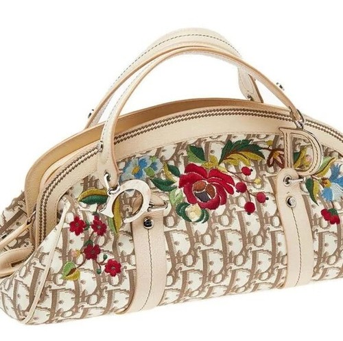 DIOR Borsa a tracolla Diorissimo Floreale Ricamata Trotter