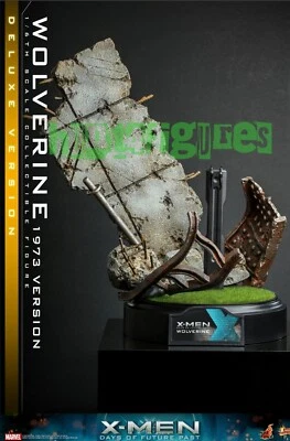 Hot Toys MMS660 金刚狼 5.0 1973 X 战警 1/6 可动人偶底座立体模型  — 第 1/4 张图片