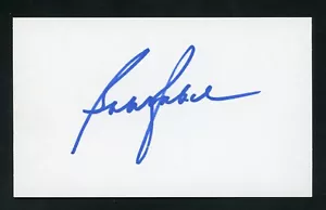 Carta Bobby Rahal Indianapolis 500 vincitore, firmata Hall of Fame 3x5 E23035 - Foto 1 di 1