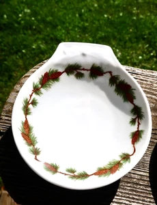 De colección Bauscher Weiden ~ Artículos de restaurante ~ Plato de helado ~ CONOS DE PINO ~ - Imagen 1 de 10