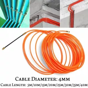 Cavo in metallo 4 mm asta tirante elettrico condotto tirante nylon filo nastro pesce - Foto 1 di 9