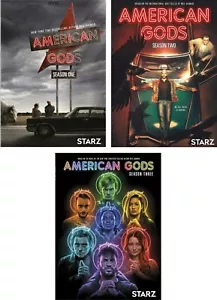 AMERICAN GODS Series the Complete Seasons 1-3 (DVD - 9 Disc Set) - Season 1 2 3 - Bild 1 von 1