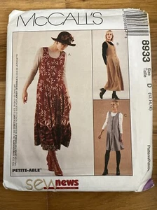 Misses’ Jumper Size D 12,14,16 McCall’s 8933 Sewing Pattern UNCUT - Picture 1 of 3