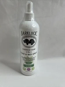 Barklogic Clean & Clear 2 In 1 ~ Coat & Bed Spray Sealed 16oz Bottle - Picture 1 of 4