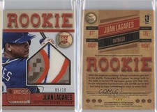 2013 Panini America's Pastime Memorabilia Green /10 Juan Lagares #243 Rookie RC