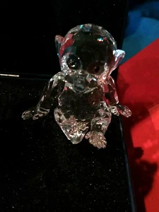 Estatuilla de chimpancé retirado de cristal de Swarovski 221625 ¡Sin usar, en caja! Nuevo con certificado - Imagen 1 de 3