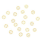 20Pc Ltra-Small Belt Buckles For Diy Doll Bag Button Shoes Clothes Accessor J  Q