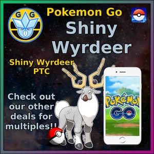 Shiny Wyrdeer - Pokémon GO - Pokemon Mini P T C - 50-100k! - Picture 1 of 3