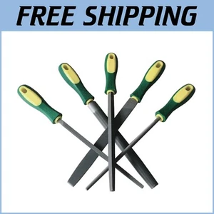 Ergonomic High Carbon Steel 5-Piece File Set - Perfect for Metal and Woodwork - Picture 1 of 8