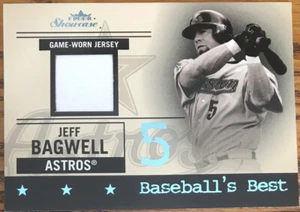 2004 Fleer Showcase Baseball’s Best Memorabilia Jeff Bagwell BB/JB - Picture 1 of 3