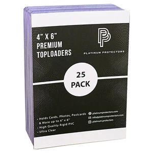4x6 Toploaders para Fotos Postales Plástico Premium Duro Rígido Soportes Mangas - Imagen 1 de 3