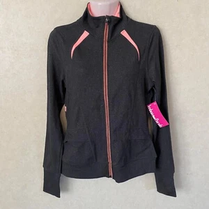 Joshua Perets Mujeres Prendas para el torso Sudaderas y Sudaderas con Capucha Cremallera Chaqueta Rosa y Gris Mediano - Imagen 1 de 12