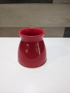 Swedish Style Modern Red Vase Glased Ceramic "Edible Arrangements" - Bild 1 von 7