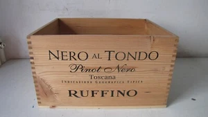 RUFFINO NERO AL TONDO PINOT NERO - CASSA/CASSETTA VINO IN LEGNO - Picture 1 of 5