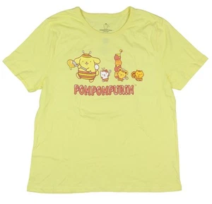 Sanrio Womens Pompompurin Honey Bee Adult Short Sleeve T-Shirt - Picture 1 of 3