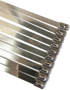 Stainless Steel Cable Ties 7.9x1500mm Pack of 100 - Picture 1 of 4