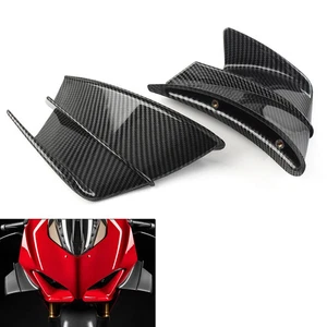 2Pcs ABS Fairing Winglets Air Deflector For DUCATI Panigale V4S V4R V4 2019-2021 - Picture 1 of 13