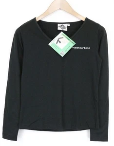 TUCANO URBANO T-TU Lady Damen T-Shirt XS schwarz reflektierend V-Ausschnitt Motorrad * - Bild 1 von 11