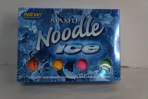 New Box of 12 Maxfli Noodle Ice Icy Hot Distance Soft Snowflake Golf Balls - Picture 1 of 3