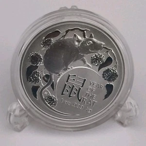 1 Oz Unze Silbermünze Lunar 3 2020 Maus (Rate) sehr seltene 50.000 Stück - Bild 1 von 9