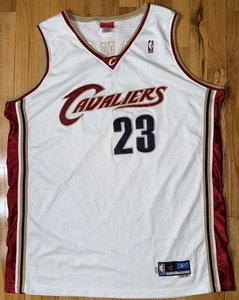 2003 Cleveland Cavaliers Procut LeBron James Jersey Rookie Reebok Size 56 4XL - Picture 1 of 9