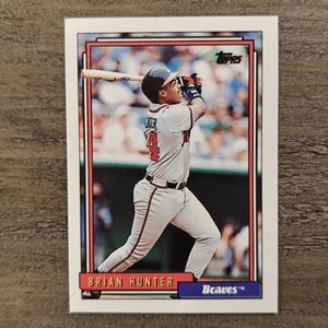 1992 Topps #611 Brian Hunter Sports Card MLB - Picture 1 of 2