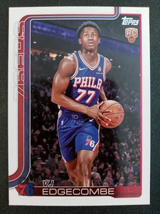 2025 Topps VJ Edgecombe RCs # 203 " Philadelphia 76ers " - Picture 1 of 2