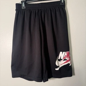 Nike Air Jordan basketball black athletic shorts youth boys (YXL) 13-15 yrs - Picture 1 of 7