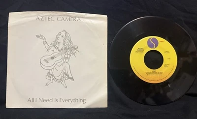 Aztec Camera – All I Need Is Everything / Jump Van Halen Cover 45 Picture Sleeve - Image 1 of 4
