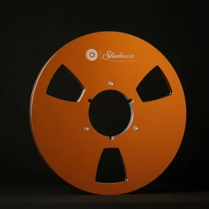 1X Bobina nastro vuota Pro arancione bordo pieno lucido 10,5" 1/4" per registratori a nastro - Foto 1 di 3