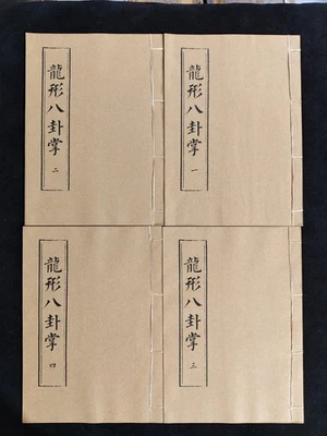Artes marciais chinesas vintage 5 livros encadernados - longo Xing Ba Gua Zhang 龙形八卦掌 - Imagem 1 de 4