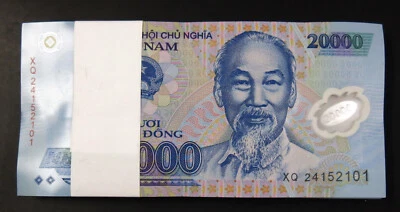 Vietnam 2024, Bundle of 100 notes x 20,000 Dong. Uncirculated condition. Gem UNC - Image 1 of 4