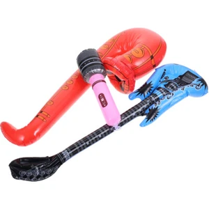 Musical Instrument Luftballons Aufblasbare Gitarren Für Kinder Blow Up Spielzeug - Bild 1 von 12