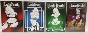 BOUNDLESS COMICS : LADY DEATH BOUNDLESS ORIGINS CURSED COMICS #1 - #3 (CCB) - Imagen 1 de 2