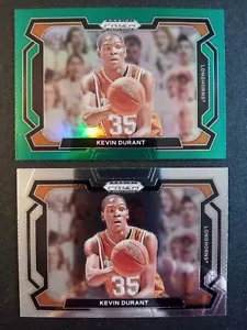 (2) 2024 Panini Prizm Green Variation/Base Kevin Durant Prizm #42 "Phoenix Suns" - Picture 1 of 2