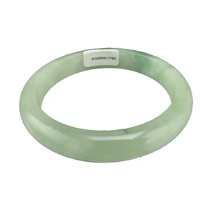 59mm Certified Grade "A" Natural Green Jadeite Jade Gems Bangle bracelet N379 - Picture 1 of 6
