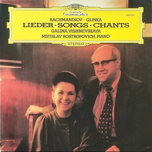 Rostropovich, Vishnevskaya: Glinka, Rachmaninov- Songs / DGG White label promo - Picture 1 of 3