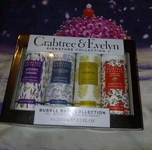 Crabtree & Evelyn Signature Collection Bubble Bath Collection 4 x 250ml - Picture 1 of 4