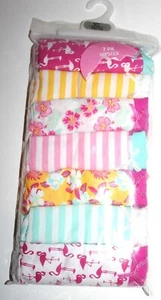 Girls 7 Pack Multicolor Floral/Flamingo Hipster Underwear - XL 14/16 - Picture 1 of 1