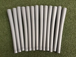 Set Of 13 Star Sidewinder Midsize Gray Golf Grips AND FREE Grip Kit Set - Picture 1 of 4