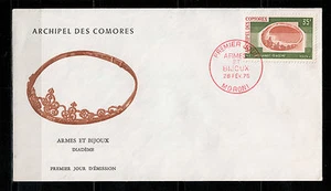 FDC Premier Jour 1975. ARCHIPEL DES COMORES. Stamp circulated only 15 days RARE - Picture 1 of 2