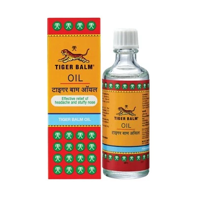 2 X Tiger Balm Ayurvedisches Schmerzlinderungsöl Effektive Linderung von Kopf...
