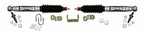 Skyjacker Steering Stabilizer Silver Dual Kit For 02-10 Chevy/GMC/Hummer 9298 - Picture 1 of 3