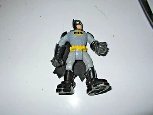 Figura DC Super Friends Batman Hero World Gris 4,5" Mattel 2009 Suelta - Imagen 1 de 2
