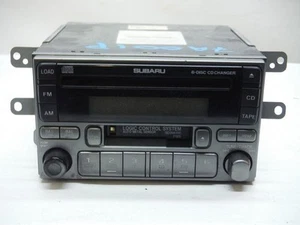 2006 SUBARU IMPREZA A/T STOCK FACTORY 6 DISC CD CHANGER RADIO RECEIVER OEM 2005 - Picture 1 of 12