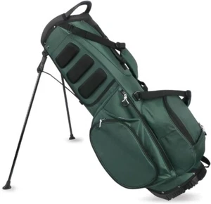 Bolsa de pie de golf ligera con divisores de longitud completa de 4 vías, 8 bolsillos con cremallera - Imagen 1 de 7