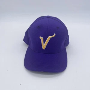 Nike Vintage 90s Minnesota Vikings Hat Baseball Cap Fitted 7 3/8 Purple - Picture 1 of 6