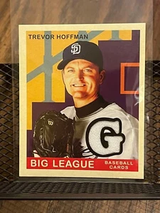 TREVOR HOFFMAN 2007 UPPER DECK GOUDEY GAME-USED JERSEY PADRES MINI PATCH RELIC!! - Picture 1 of 2