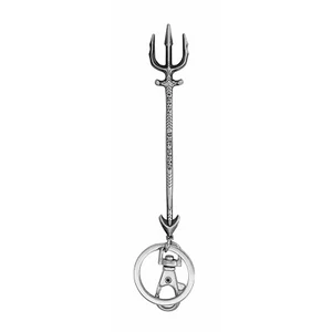 Aquaman Trident Pewter Keychain - Picture 1 of 2